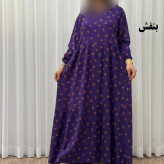 پیراهن ساحلی زنانه گلریز نخی فری سایز تا 48 آیدایی کمربند دار شیک و راحت چهارفصل