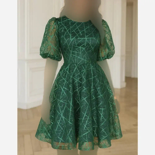 پیراهن زنانه ژینوس جنس بیده شاین قد 100 سایز 48 پشت زیپدار