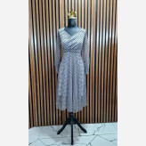 لباس ایسلا فلوک مخمل برجسته قد 120 سایز 42 تا 52