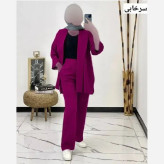 ست مانتو و شلوار طناز جنس میکرو کجراه درجه یک فری سایز