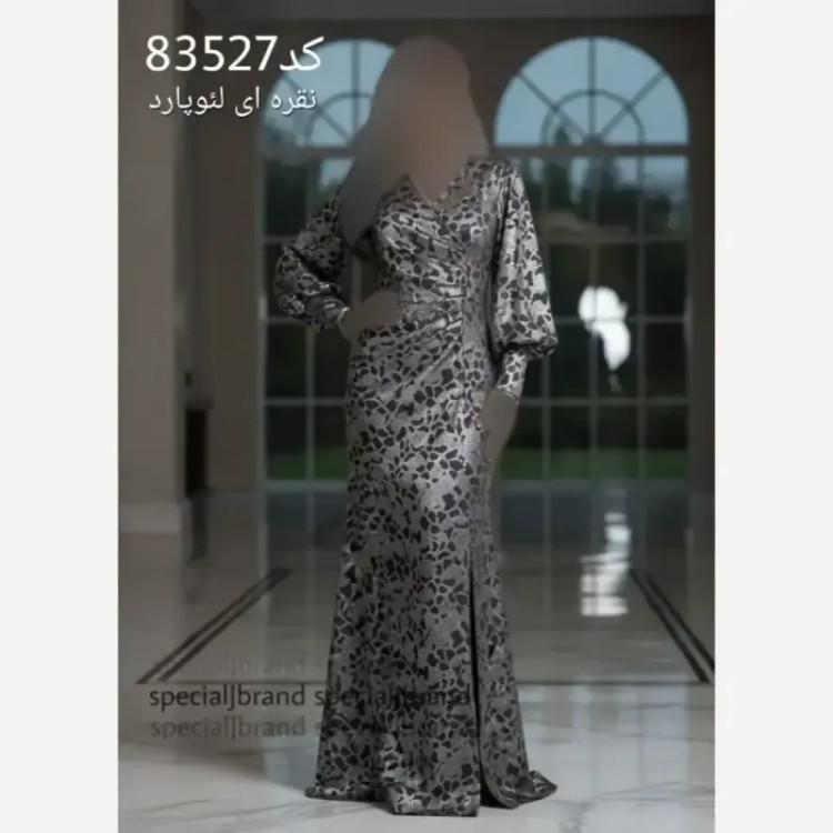 ماکسی مجلسی زنانه جنس دیسکو اسلیک