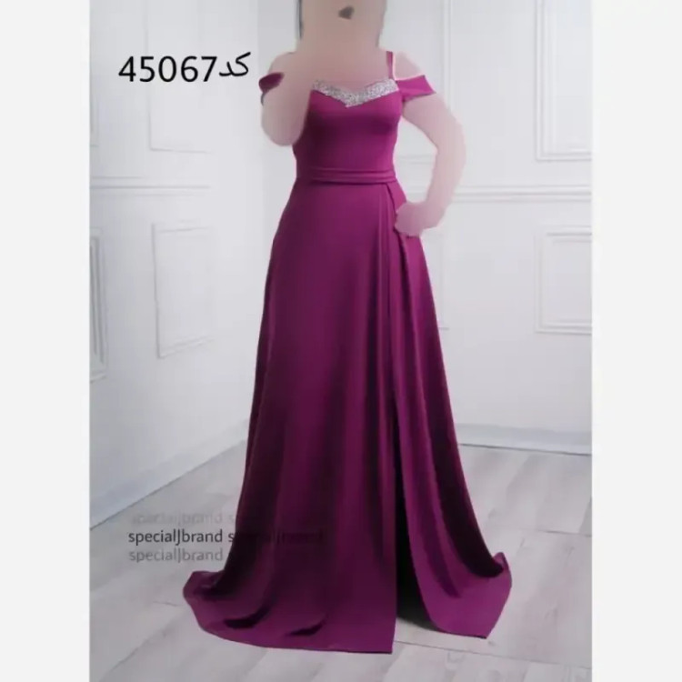 ماکسی مجلسی للیا جنس کرپ کش و غواصی