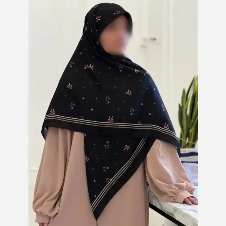 روسری نخی طرحدار قواره 140