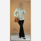شومیز شارلوت ابریشم لمه دار زنانه رنگ مشکی سبز فیروزه ای کرم بژ