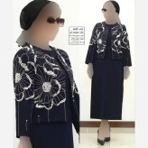 کت و سارافون زنانه بیگ سایز مدل گیسو جنس سوپر مازراتی