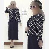 کت و سارافون زنانه بیگ سایز سوپر مازراتی مدل روجا