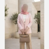 کت زنانه مدل الی جنس لینن درجه یک