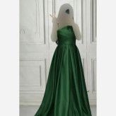 پیراهن زنانه نورا جنس ساتن آمریکایی قد 150 سایز 38 تا 48