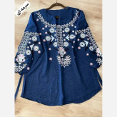 تونیک چاپی رنگی آرامش جنس شانتون درجه یک